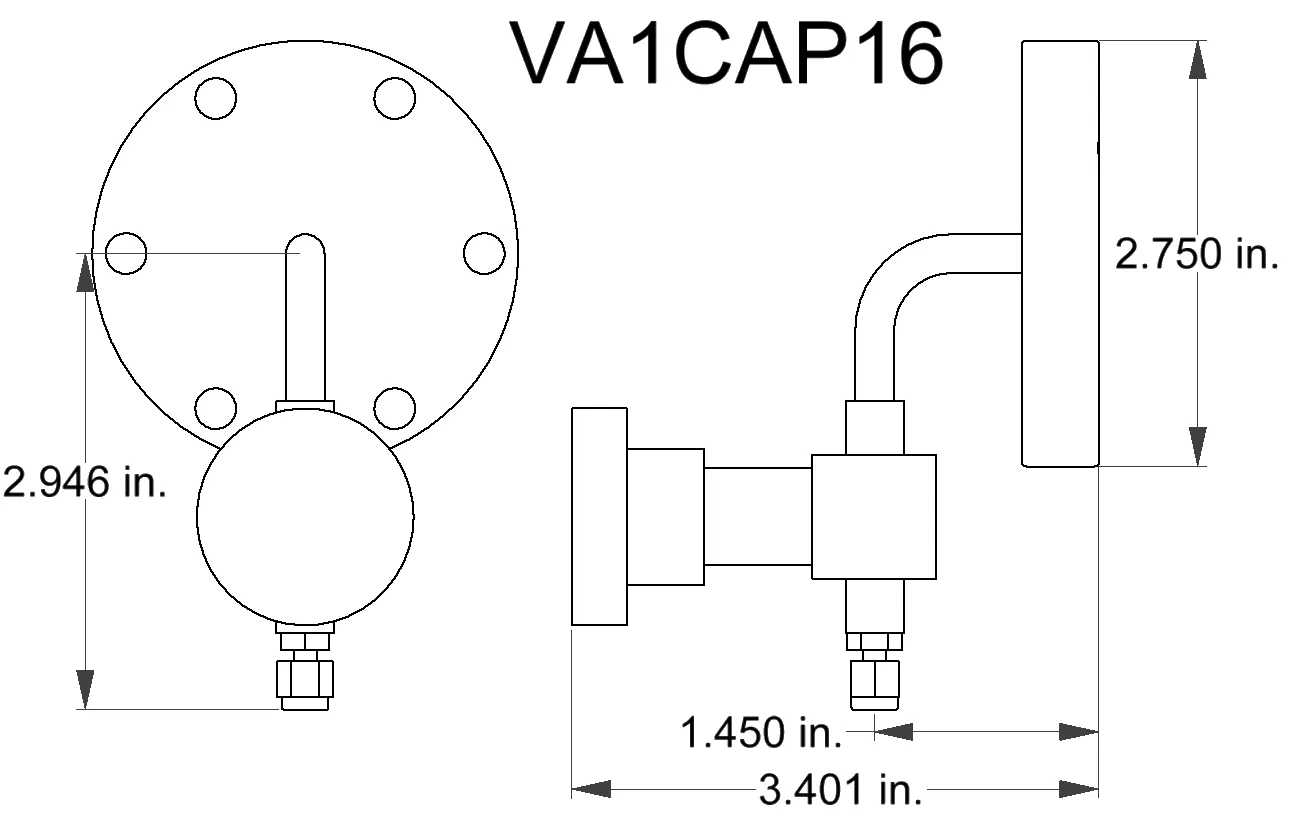 Single Valve Sampling Inlet — view 2