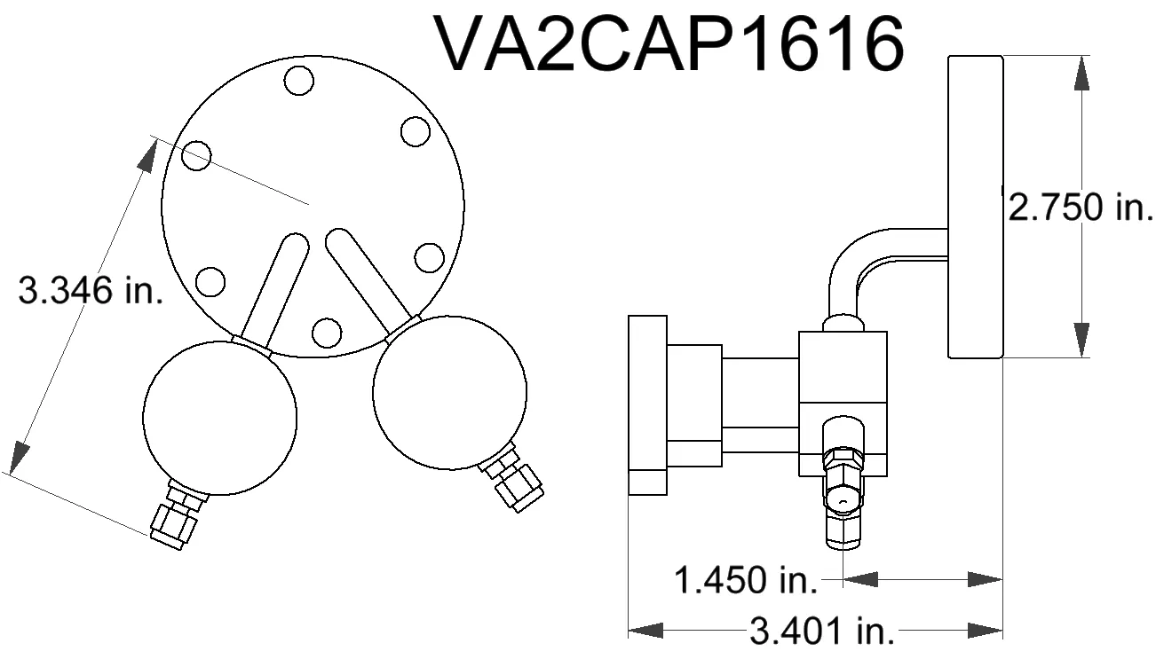 Double Valve Sampling Inlet — view 2