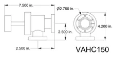 High Conductance Right Angle Valve — view 2