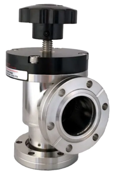 High Conductance Right Angle Valve