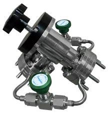 High Conductance Valve with Pressure Reduction Bypass(es)