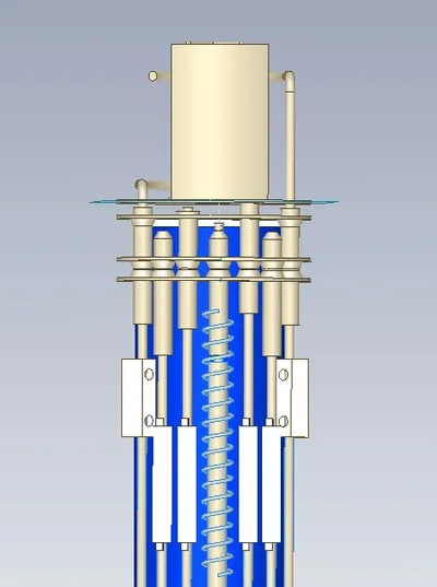 Barrel connectors tightened with the ionizer held against the focus plate